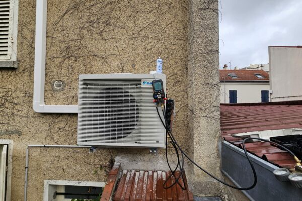 installation d'une pompe à chaleur Daikin